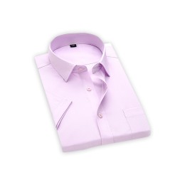 SKR009 Customized business men's short-sleeved shirt style Slim-fit short-sleeved shirt style Customized solid color professional short-sleeved shirt style Short-sleeved shirt franchise SKR009 Customized business men's short-sleeved shirt style Slim-fit short-sleeved shirt style Customized solid color professional short-sleeved shirt style Short-sleeved shirt franchise